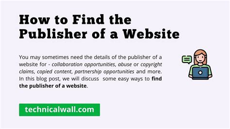 How to Find Publisher of a Website: Because Knowing Who's Behind the Curtain is Half the Fun